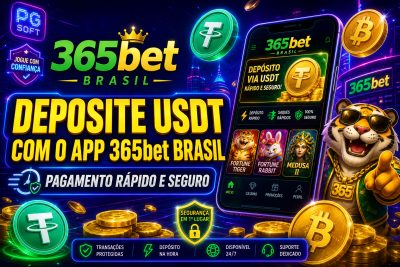Deposite USDT com o app 365bet Brasil